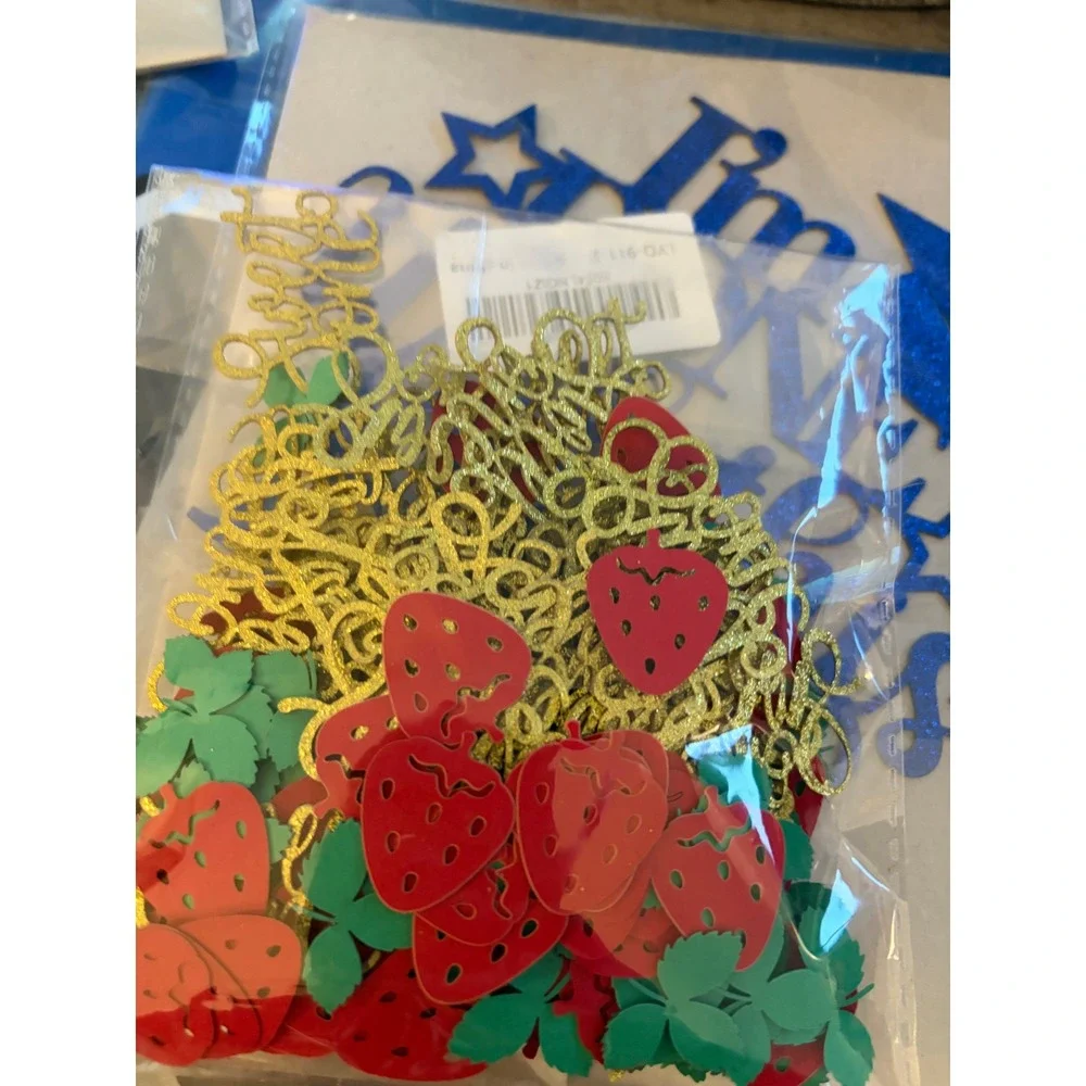 Birthday Party Decorations Cake Toppers Banners Strawberry Bee Graduation